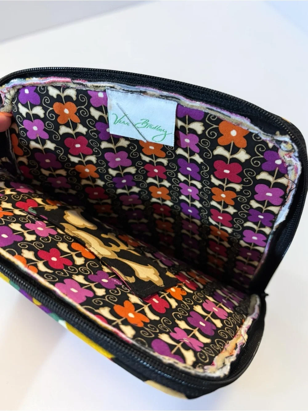 Vera Bradley Retired Suzani Floral Laptop Sleeve Tablet Case Cover Zipper 10”
